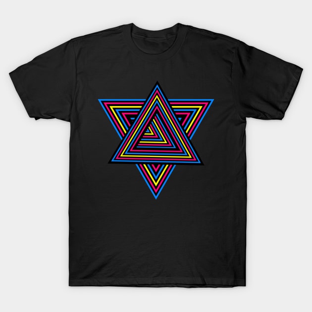 Colorful Hypnotize T-Shirt by Moncheng